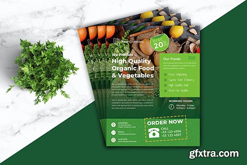fressh food / Farmer Flyer Template vol-02
