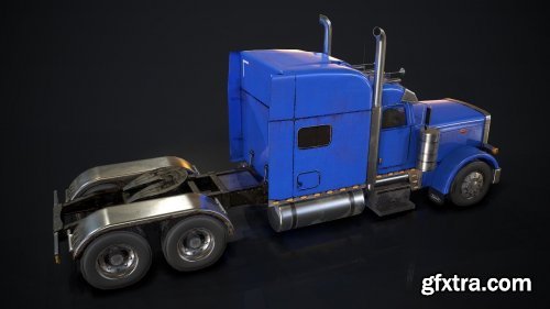 Cgtrader - American Peterbilt Truck