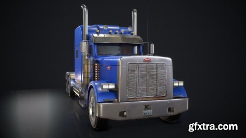 Cgtrader - American Peterbilt Truck