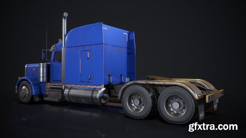Cgtrader - American Peterbilt Truck