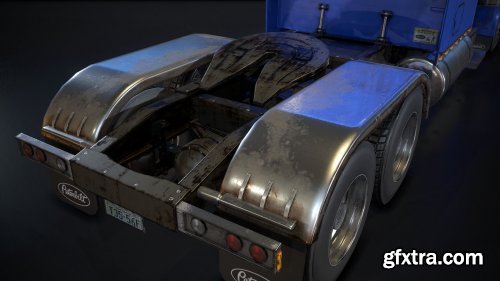 Cgtrader - American Peterbilt Truck