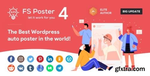 CodeCanyon - FS Poster v4.4.3 - WordPress Auto Poster & Scheduler - 22192139 - NULLED