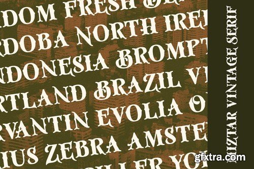 Miztar - Victorian Style Font