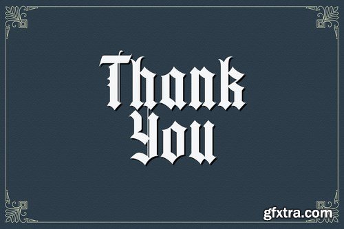 Yugitoy - Blackletter Font
