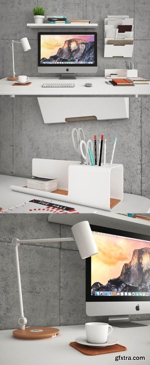 Bekant Desk with Fjallberget