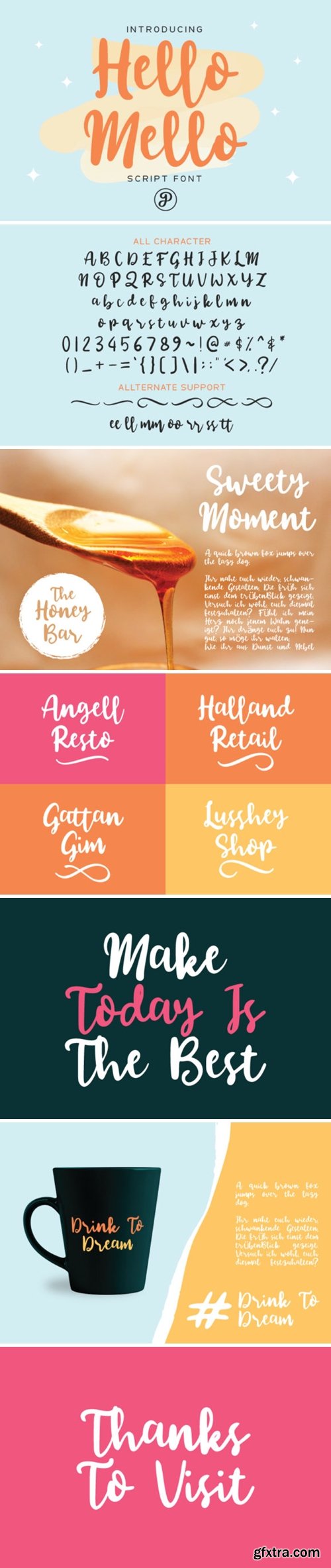 Hello Mello Font