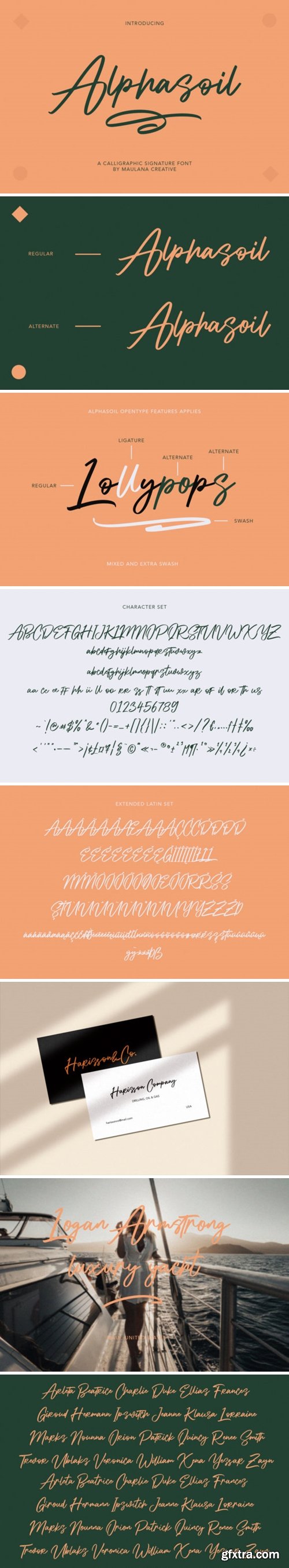 Alphasoil Font