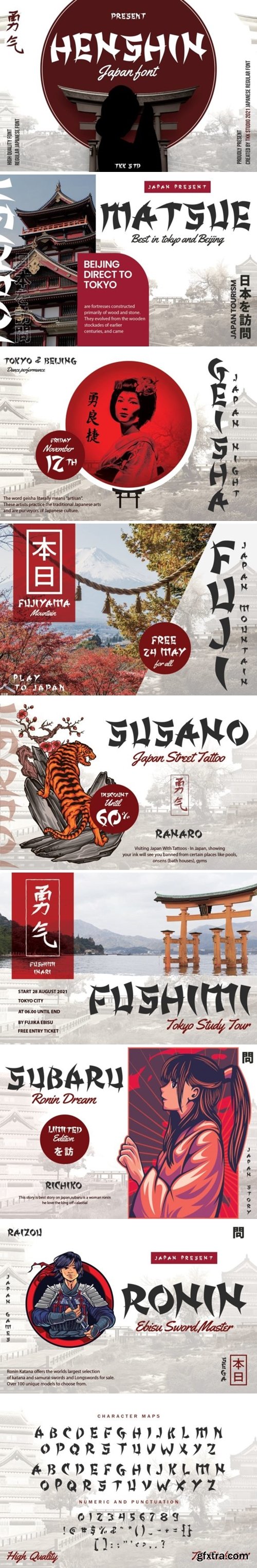 Henshin Font