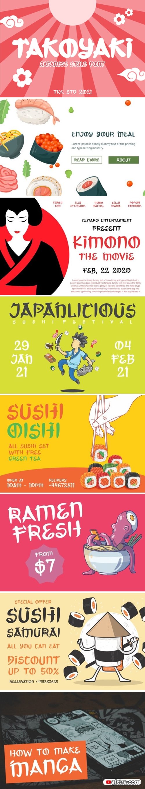 Takoyaki Font