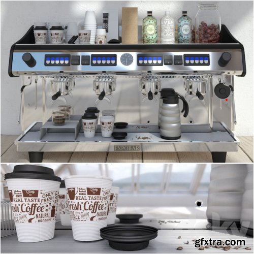 Expobar 4 Group Megacrem Coffee Machine