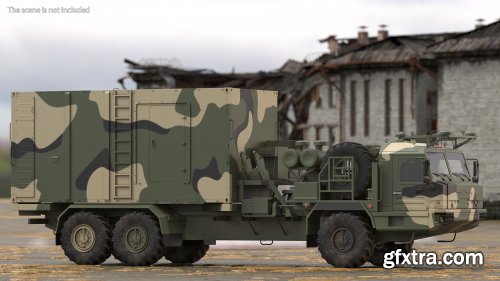 Turbosquid - Command and Control Vehicle 50K6 Vityaz Camo Rigged