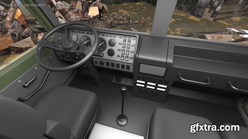 Turbosquid - Command and Control Vehicle 50K6 Vityaz Camo Rigged