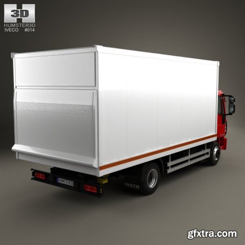 Iveco EuroCargo Box Truck 2013 3D Model