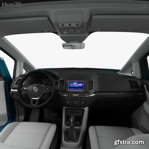 Volkswagen Sharan with HQ interior 2016