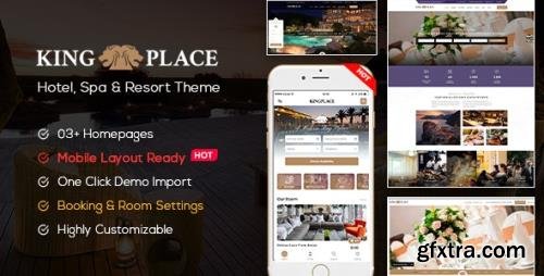 ThemeForest - KingPlace v1.2.4 - Hotel Booking, Spa & Resort WordPress Theme (Mobile Layout Ready) - 20990483 - NULLED