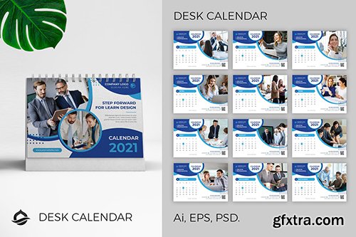 Desk Calendar 2021 6J68R5N Desk Calendar 2021 6J68R5N