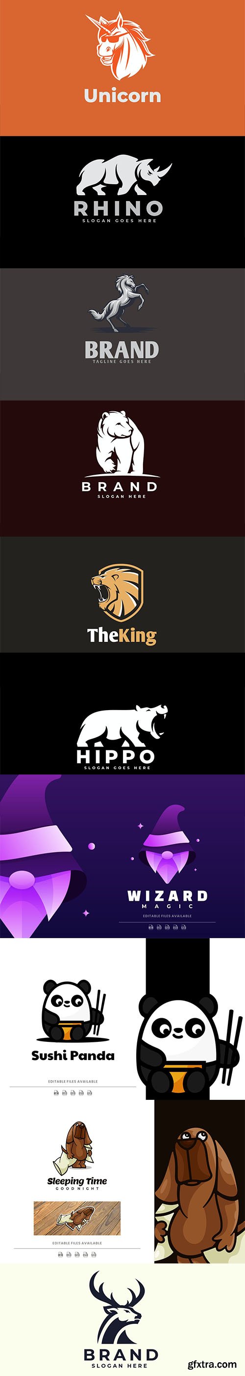 Colorful logo collection 2021 Vol 18