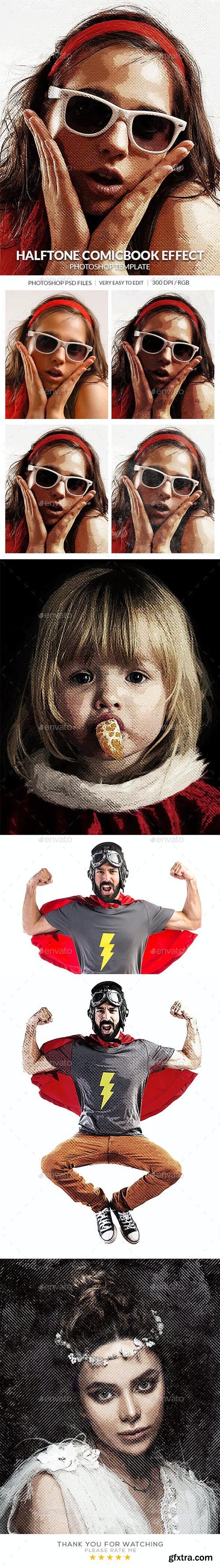 GraphicRiver - Halftone Comcbook Photo Effect Template 30408933