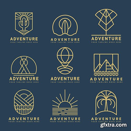 Adventure logo vector 