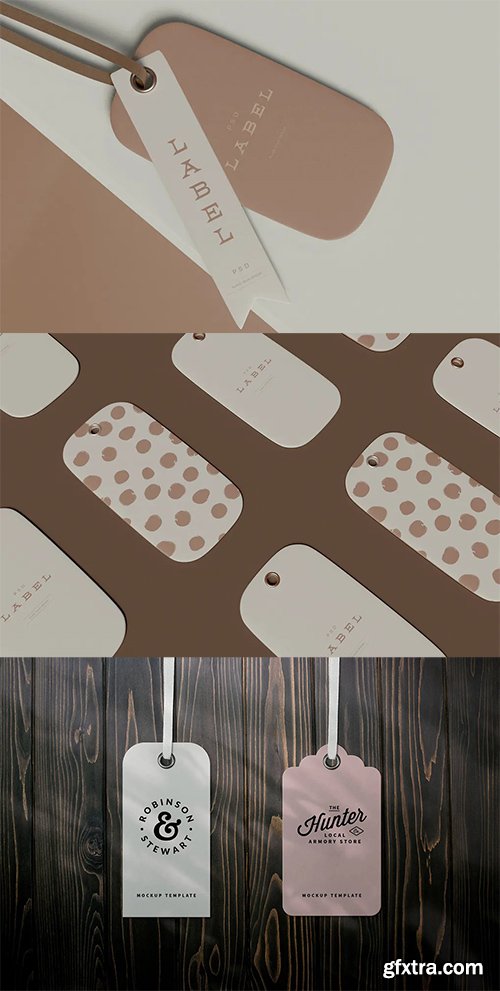 Label Tags Mockups