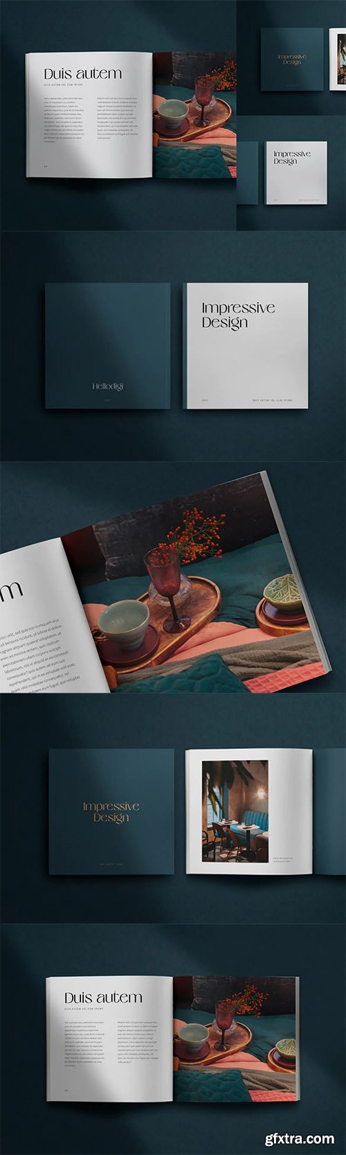 Autem – Square Magazine Mockup Scene Creator