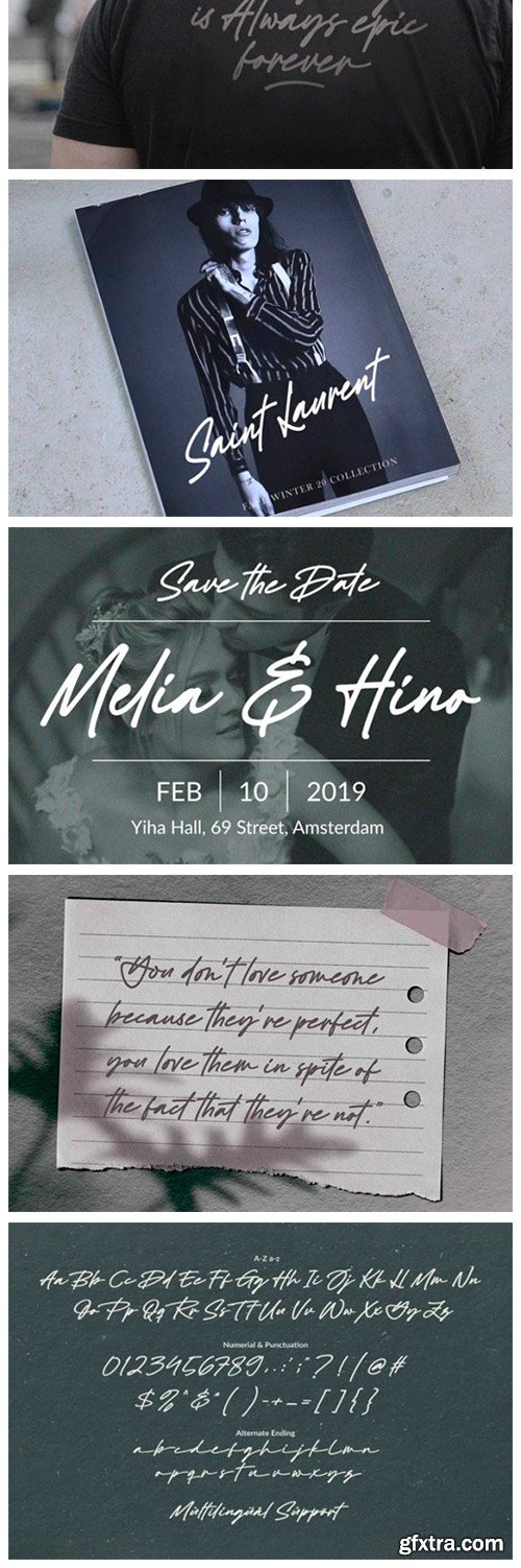 Black Signatures Font Black Signatures Font