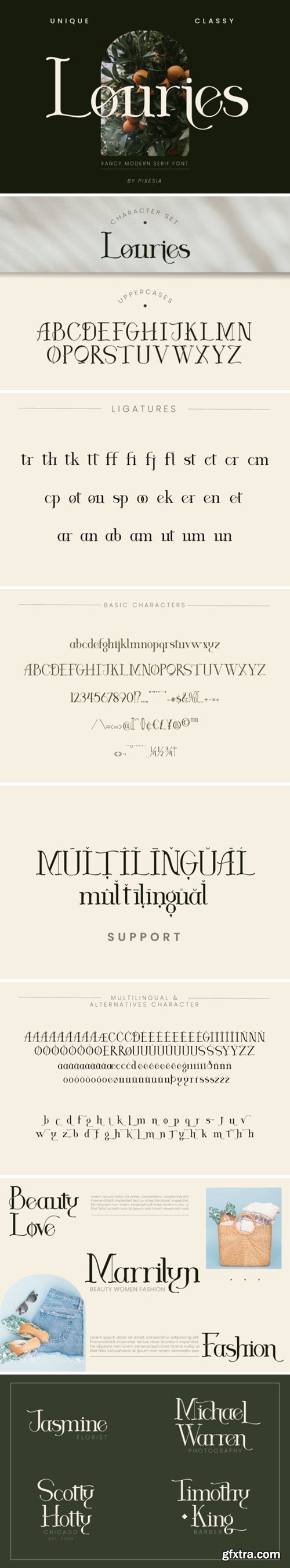 Louries Font