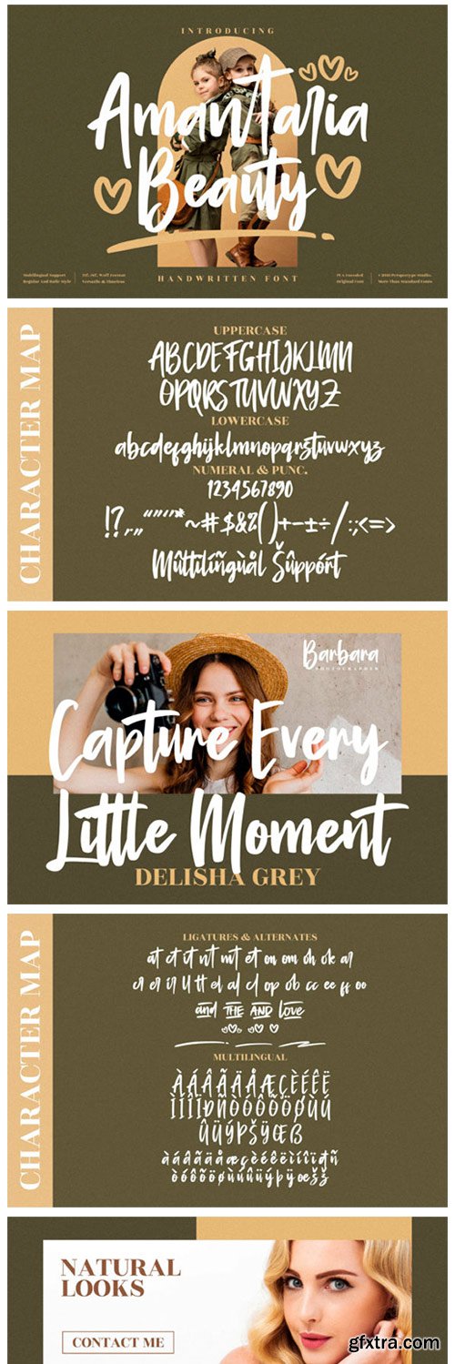 Amantaria Beauty Font Amantaria Beauty Font