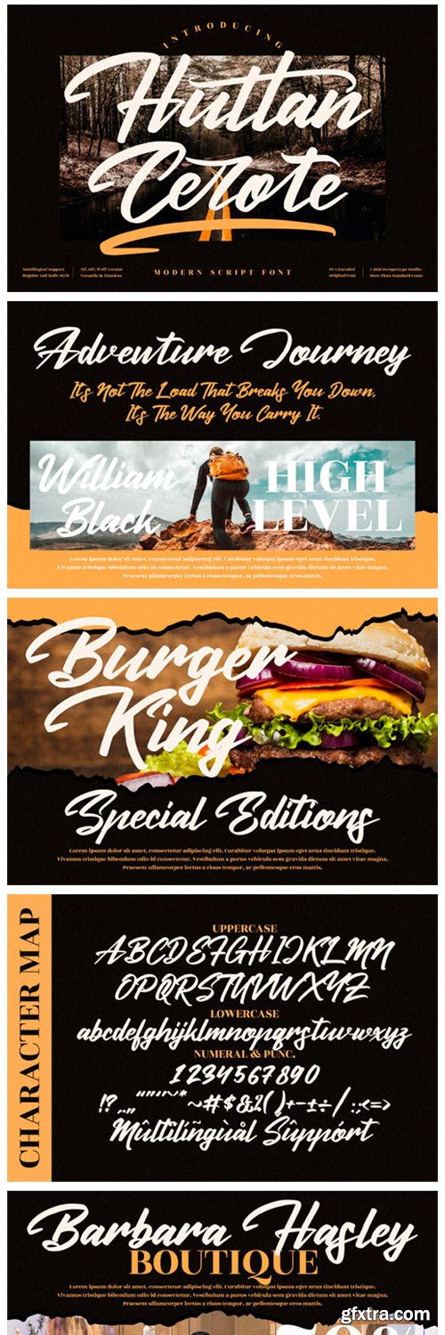 Huttan Cerote Font Huttan Cerote Font