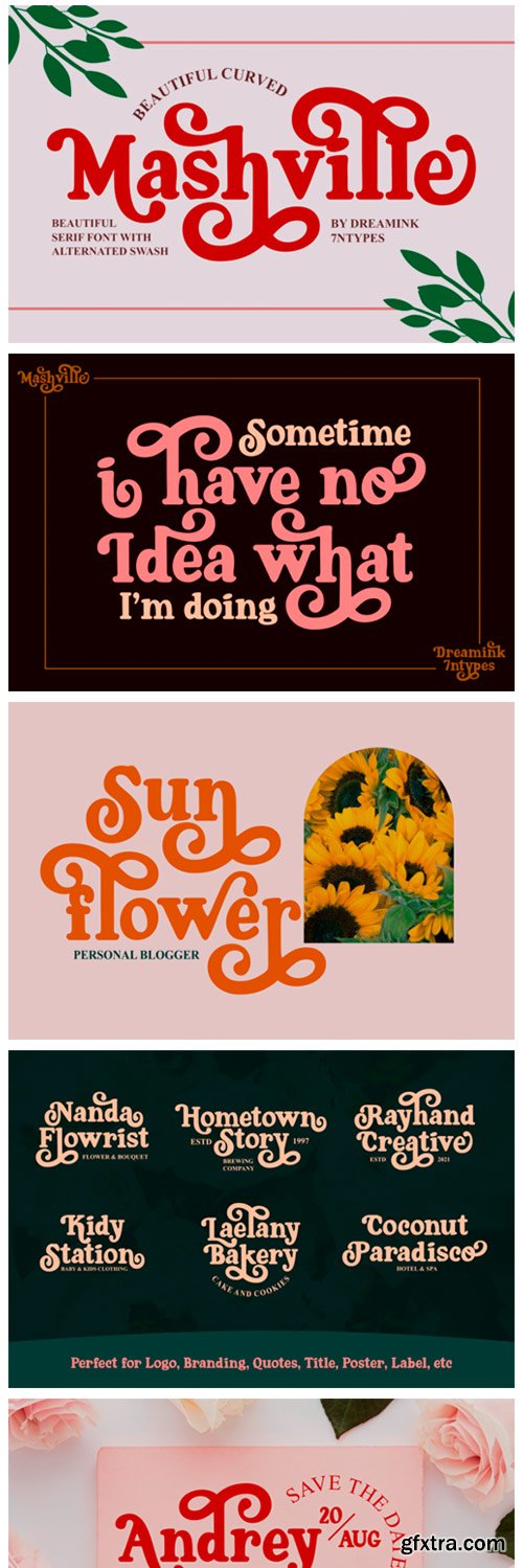 Mashville Font Mashville Font