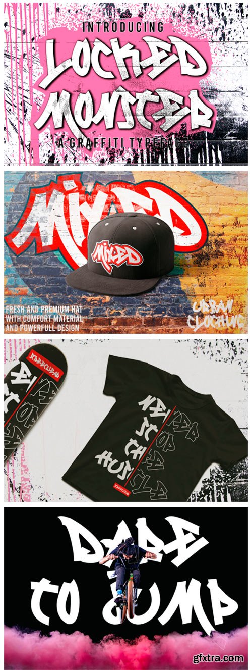 Locked Monster Font Locked Monster Font