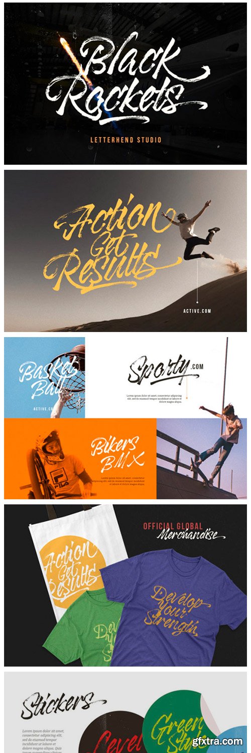 Black Rockets Font Black Rockets Font