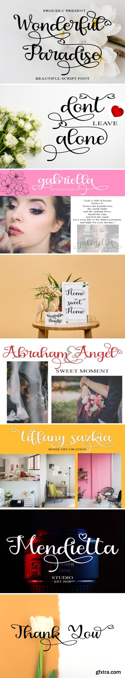 Wonderful Paradise Font