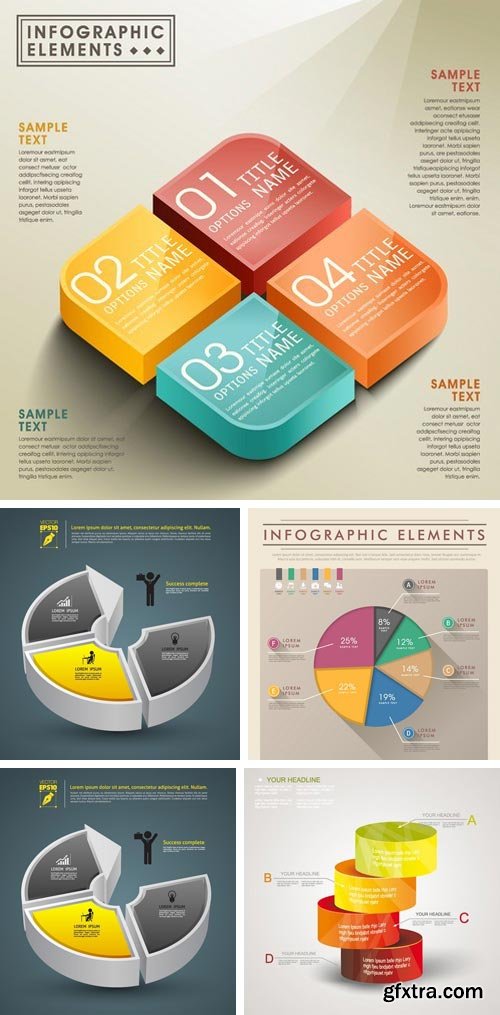 SS - 3d Infographic Chart Part 2