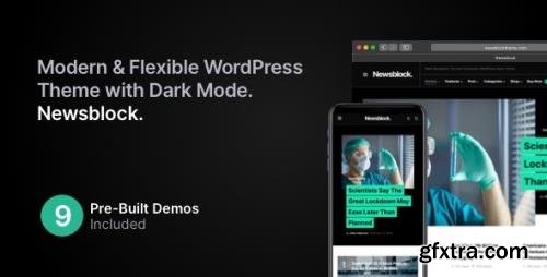 ThemeForest - Newsblock v1.1.4 - News & Magazine WordPress Theme with Dark Mode - 26821869 - NULLED