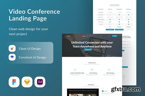 Video Conference Landing Page Video Conference Landing Page