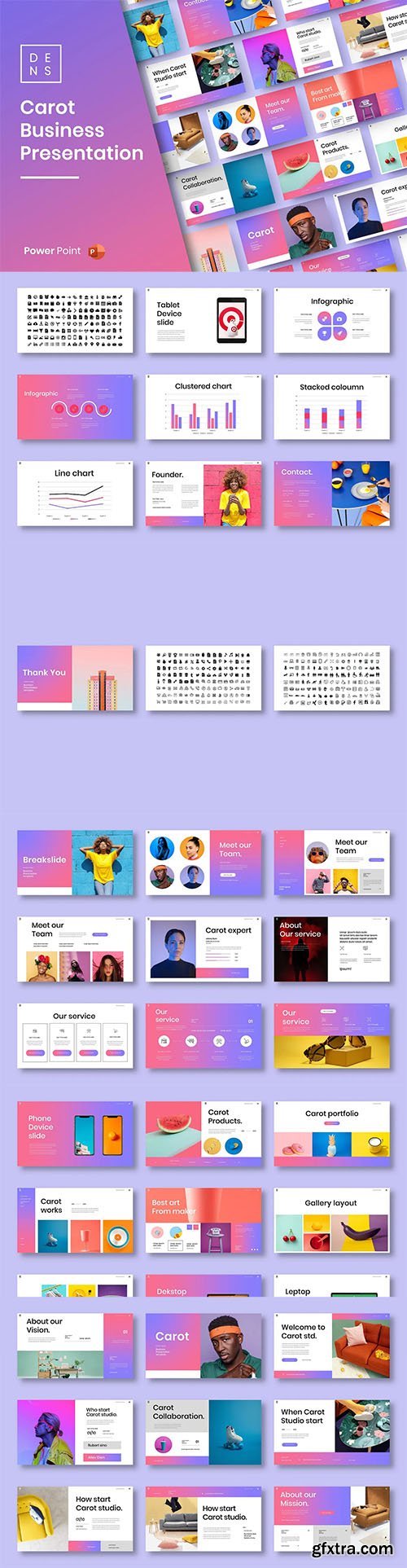 Carot – Business PowerPoint Template