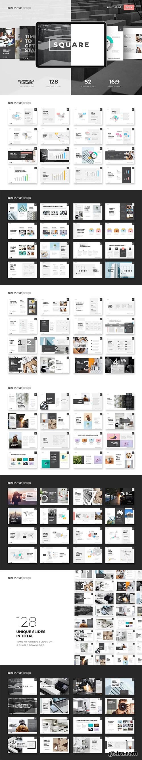 Square Animated PowerPoint and Keynote Square Animated PowerPoint and Keynote