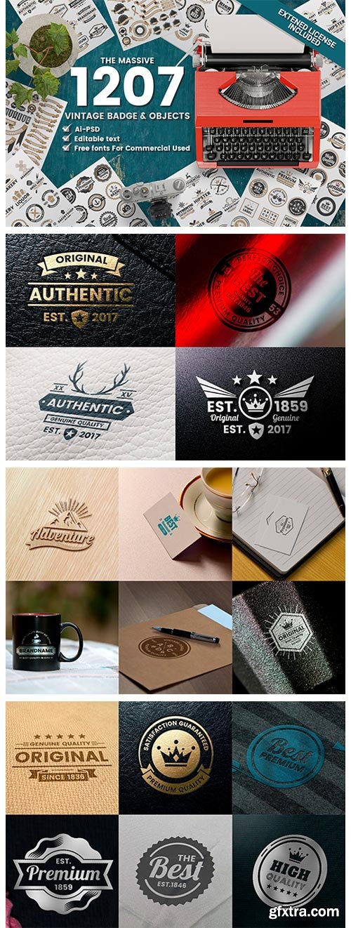 1207 Vintage Badge & Objects 330814 1207 Vintage Badge & Objects 330814