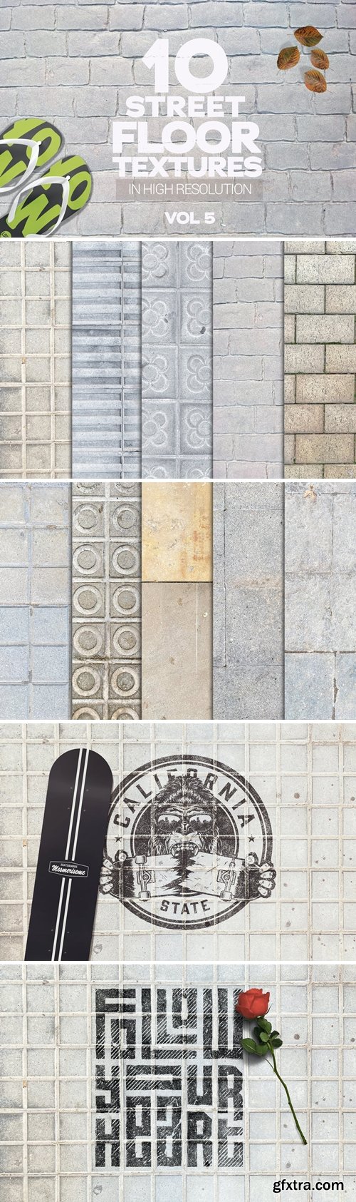 Street Floor Textures x10 Vol.5
