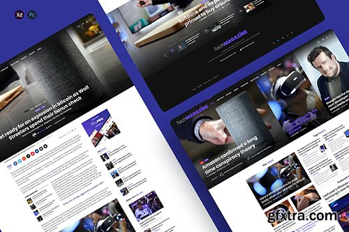 TechMagazine - Magazine & newspaper template