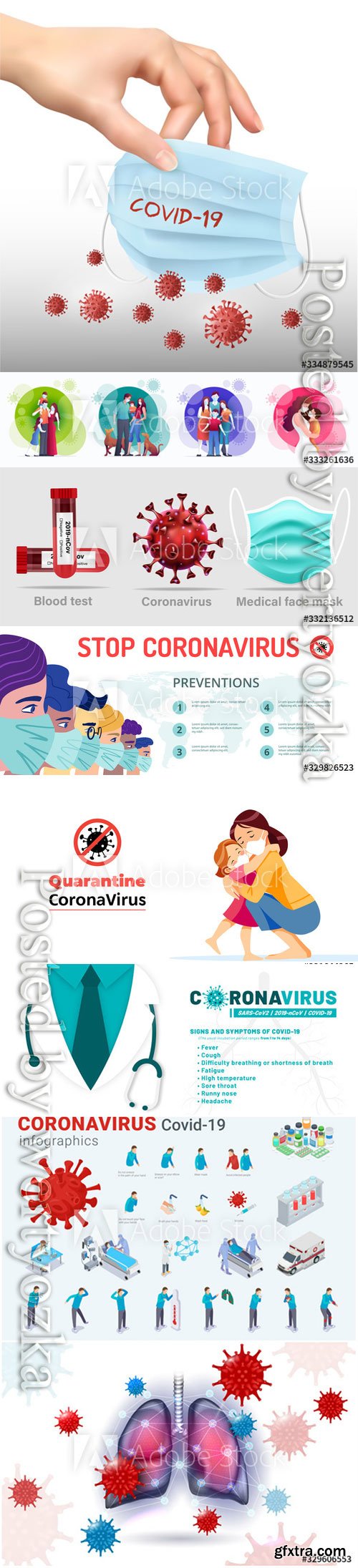 Coronavirus treatment concept vector design Coronavirus treatment concept vector design