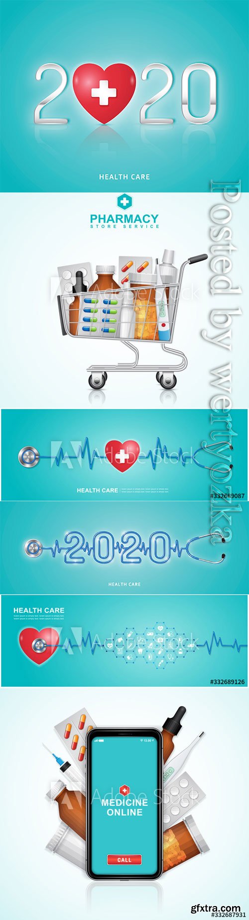 Healthcare and medical concept vector design Healthcare and medical concept vector design