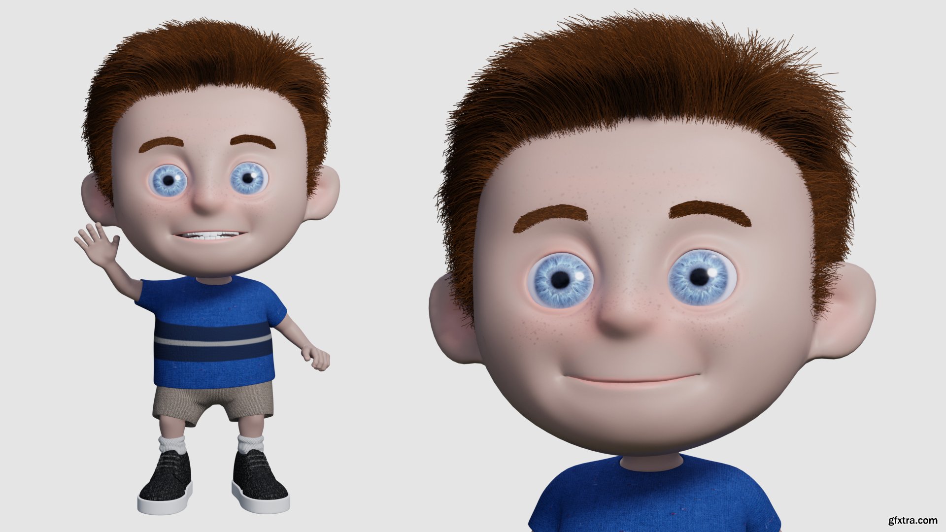 Create an Animated Character in Blender 2.9 » GFxtra