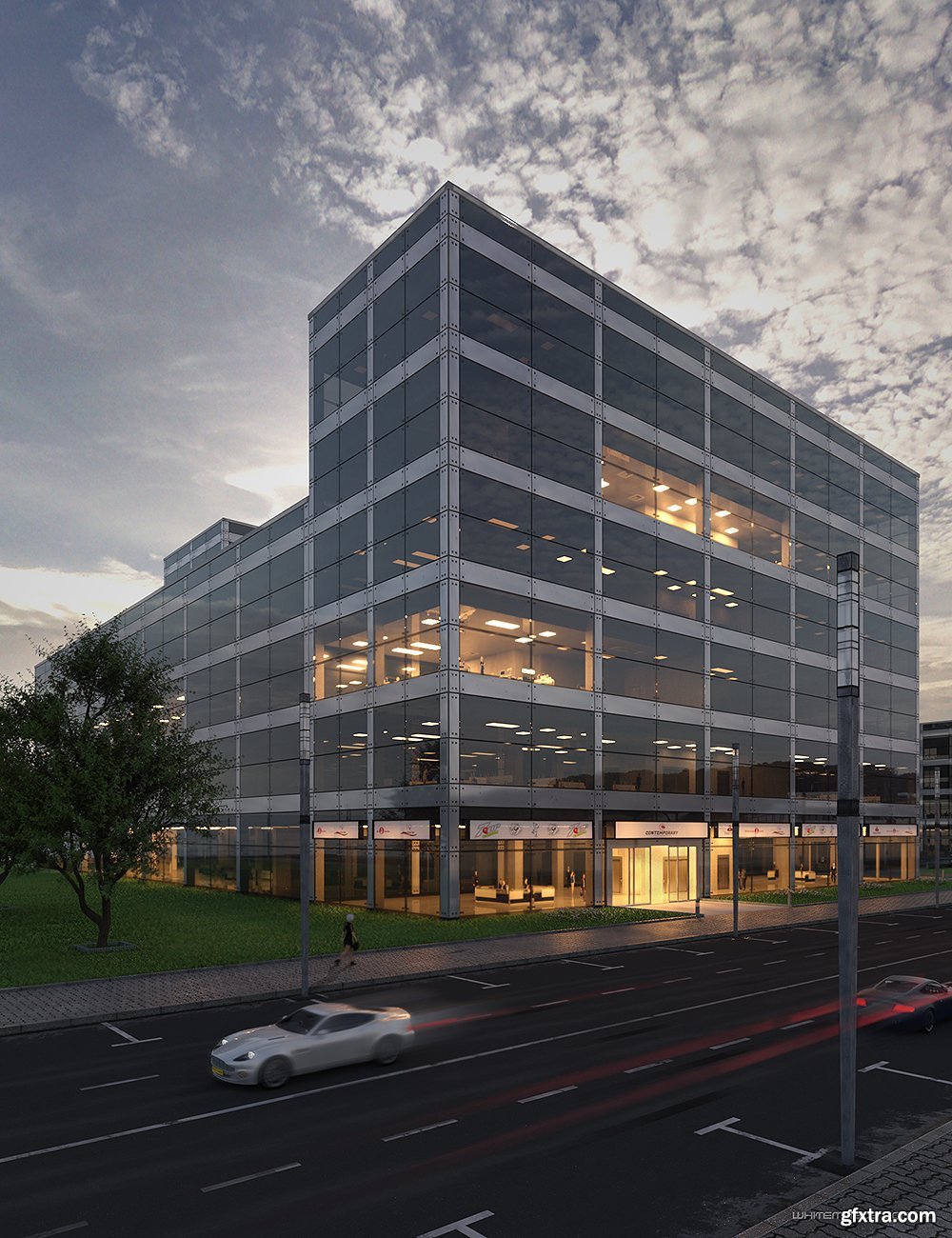Contemporary Office Building Revitalized » GFxtra