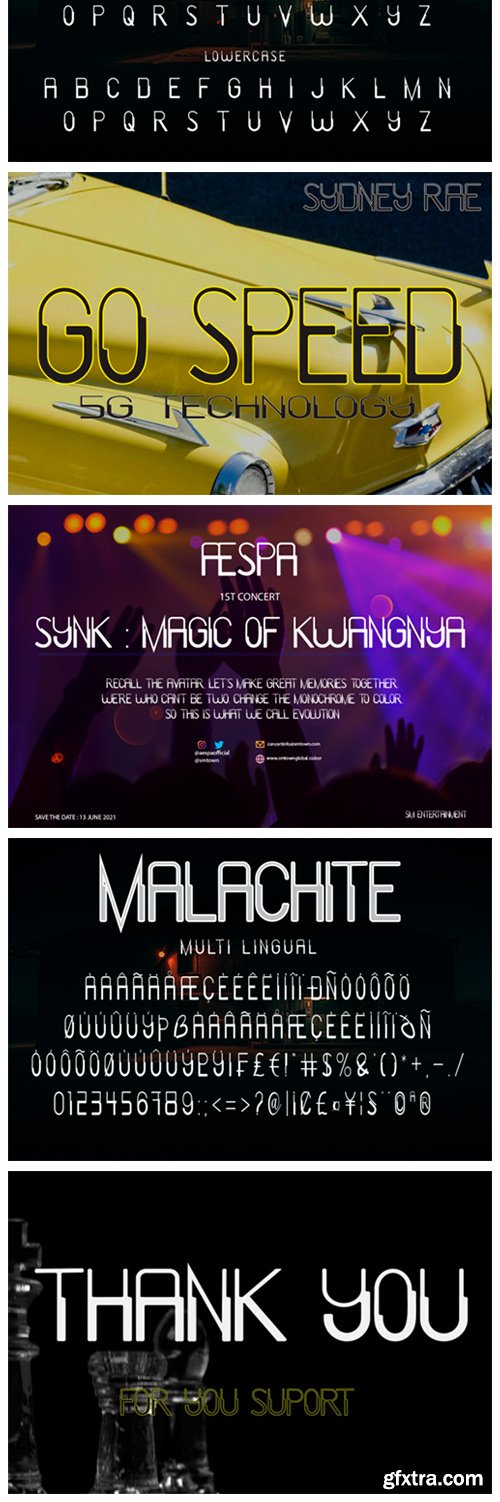 Malachite Font Malachite Font