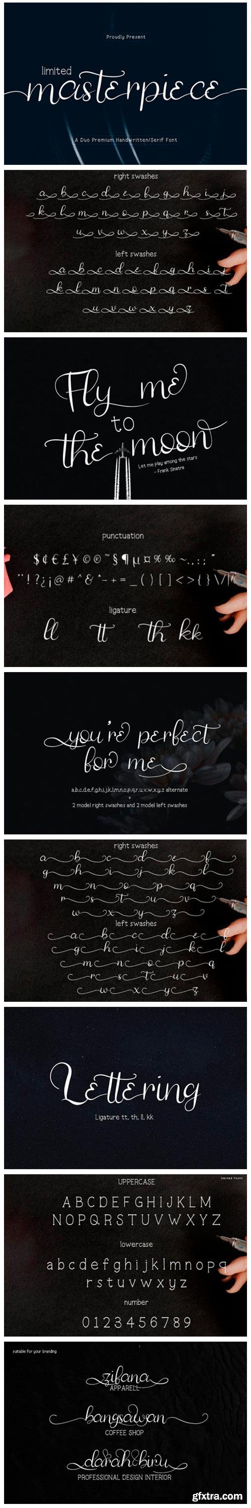 Limited Masterpiece Font
