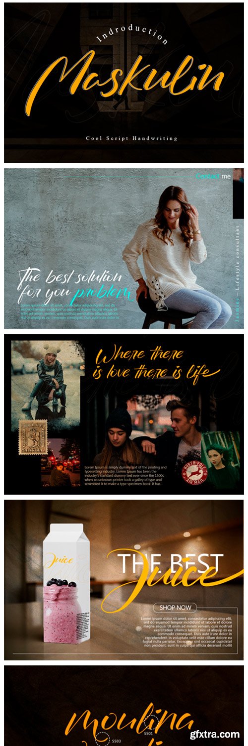 Maskulin Font Maskulin Font