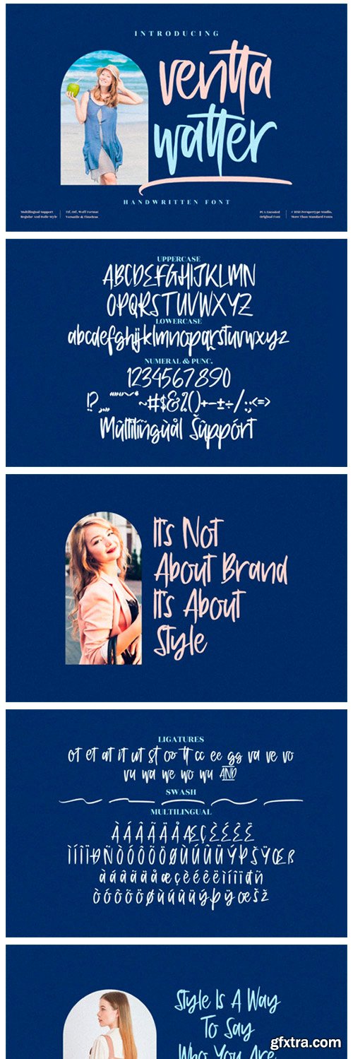Ventta Watter Font Ventta Watter Font