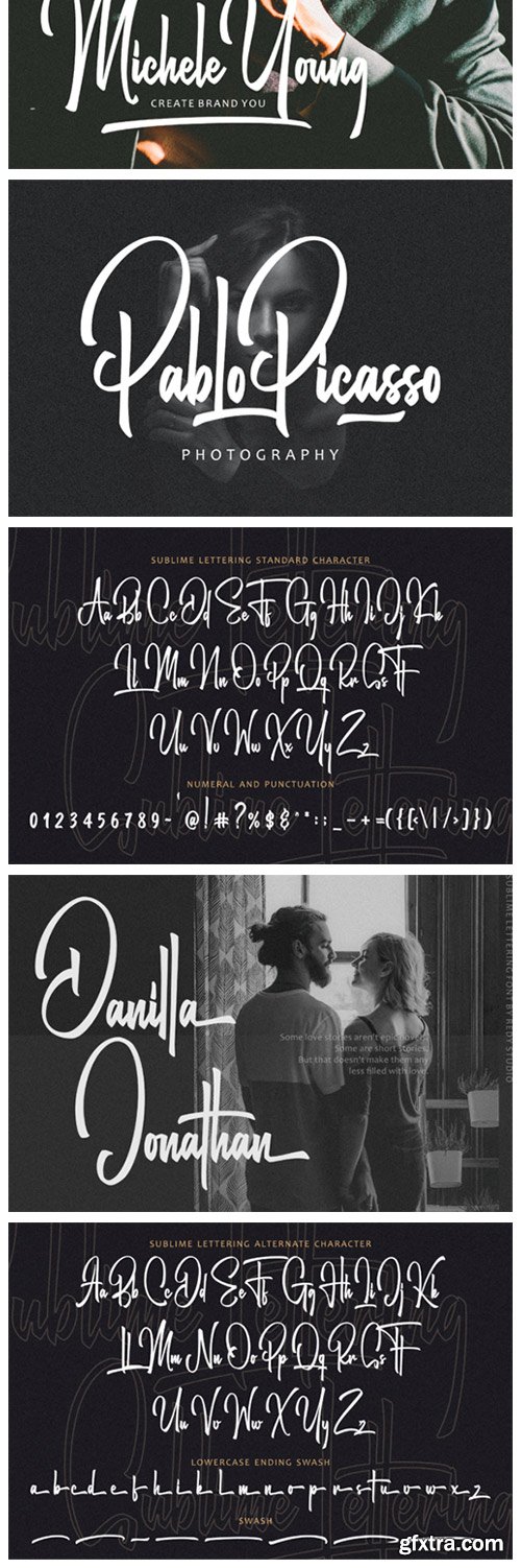 Sublime Lettering Font Sublime Lettering Font